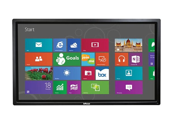 InFocus BigTouch INF8012 - all-in-one - Core i7 4770T 2.5 GHz - 8 GB - 120 GB - LED 80"