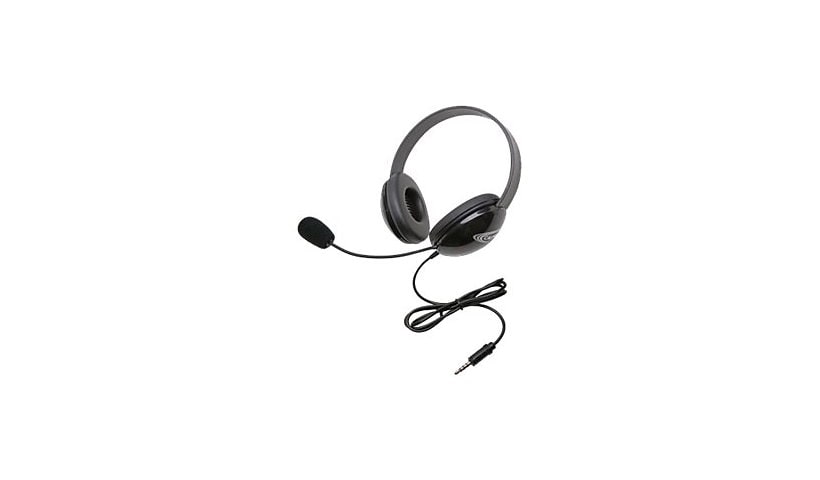 Califone Listening First Stereo Headset 2800TBK - headset