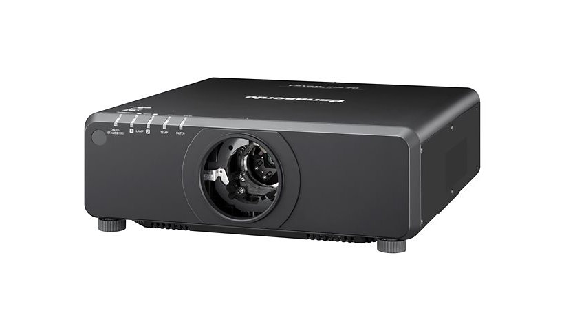 Panasonic PT-DZ780LBU - DLP projector - no lens - LAN - black
