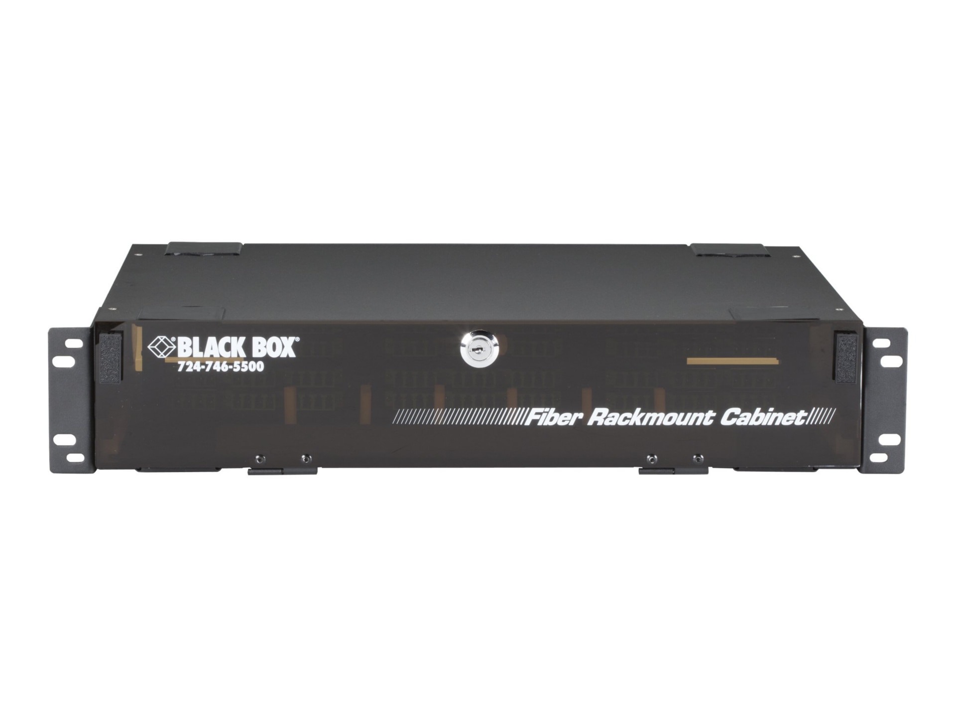 Black Box Rackmount Fiber Cabinet - rack shelf - 2U - 19