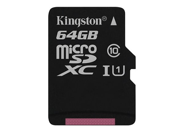 Kingston - flash memory card - 64 GB - microSDXC UHS-I