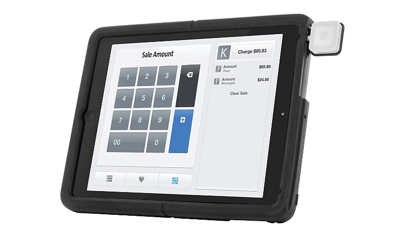Kensington SecureBack Rugged Payments Enclosure - back cover for tablet