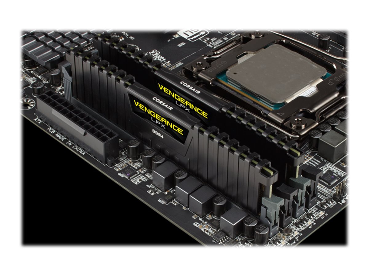 Thumbnail 6 of 7 for CORSAIR Vengeance LPX - DDR4 - kit - 16 GB: 2 x 8 GB - DIMM 288-pin - 1600 MHz / PC4-25600 - unbuffered