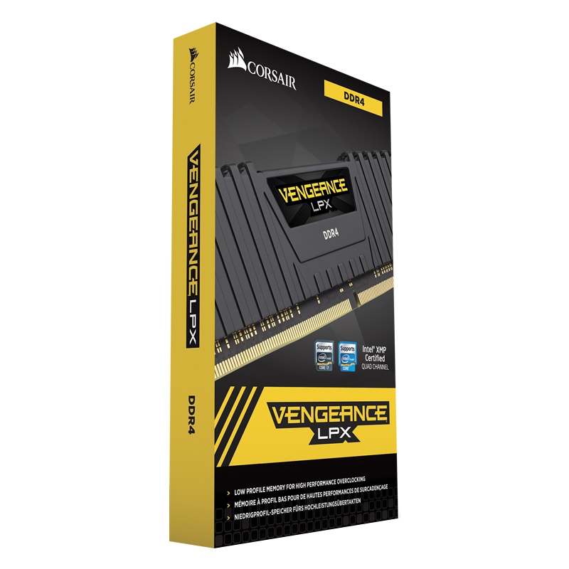 Thumbnail 7 of 7 for CORSAIR Vengeance LPX - DDR4 - kit - 16 GB: 2 x 8 GB - DIMM 288-pin - 1600 MHz / PC4-25600 - unbuffered