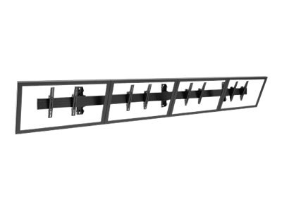 Chief Fusion Large 4x1 Menu Board Wall Mount for Displays 40-55" - Black