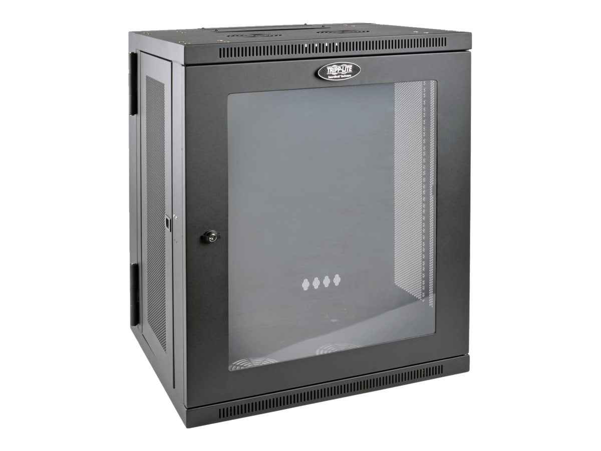 Tripp Lite 15U Wall Mount Rack Enclosure Server Cabinet w Hinged Acrylic Window - rack - 15U