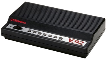 U.S. Robotics 56K V.92 External Faxmodem.