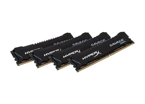 HyperX Savage - DDR4 - 64 GB : 4 x 16 GB - DIMM 288-pin