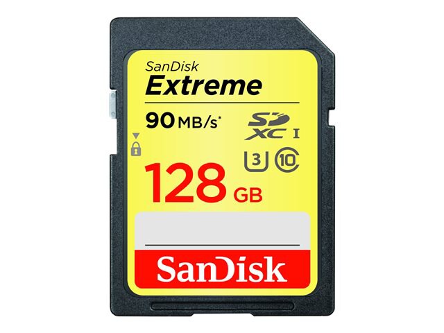 SanDisk Extreme - flash memory card - 128 GB - SDXC UHS-I