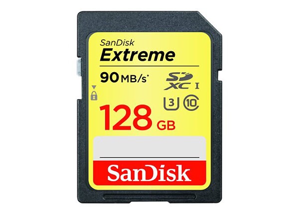 SanDisk Extreme - flash memory card - 128 GB - SDXC UHS-I