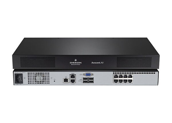 Avocent AutoView 2108 - KVM / USB switch - 8 ports - rack-mountable