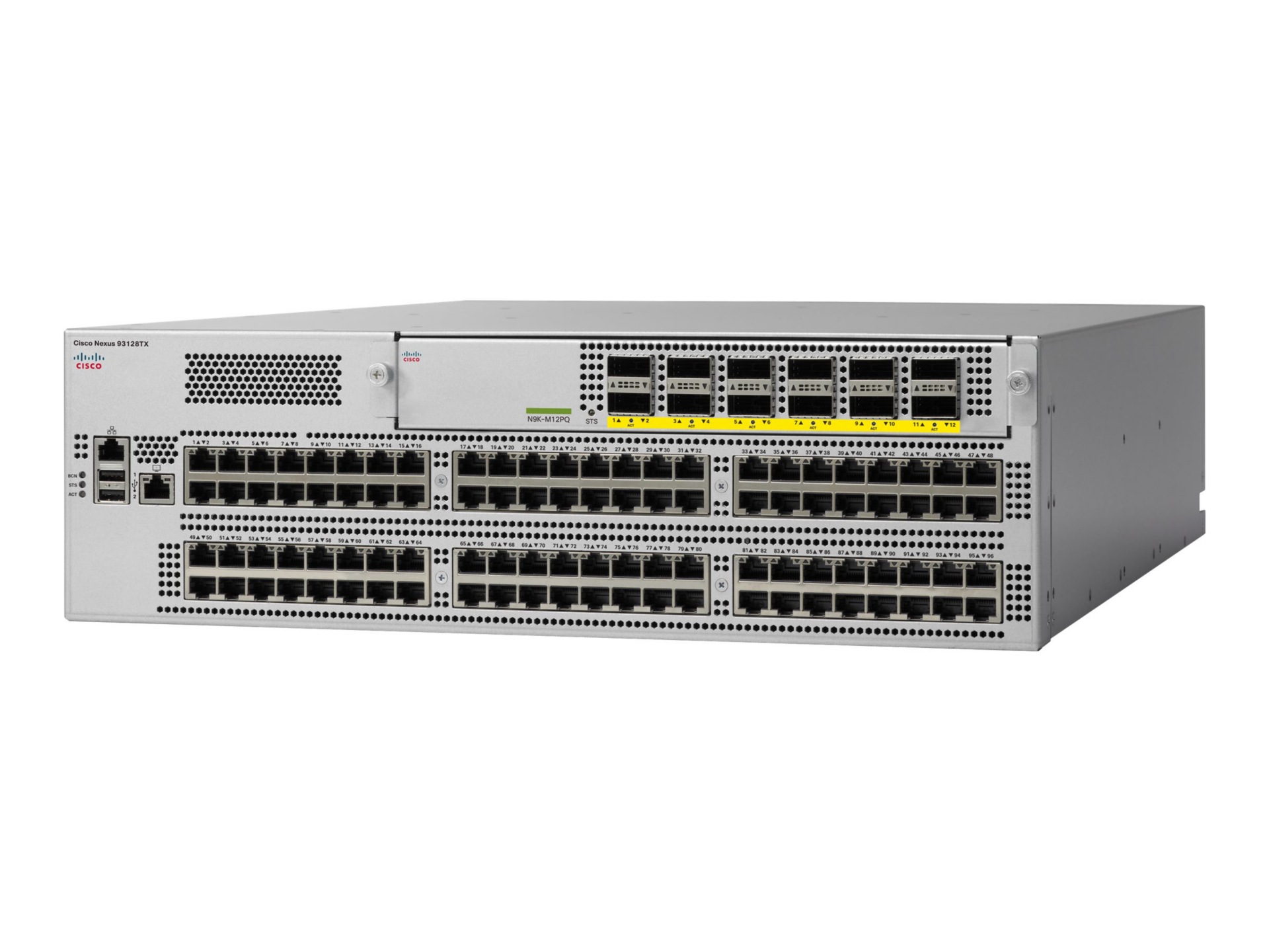 Cisco ONE Nexus 93128TX - switch - 96 ports - managed - rack-mountable