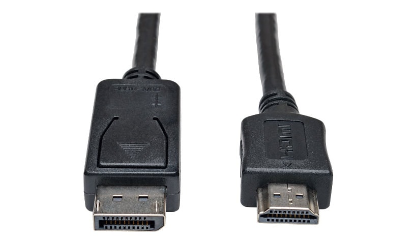Eaton Tripp Lite Series DisplayPort to HDMI Adapter Cable (M/M), 3 ft. (0.9 m) - adapter cable - DisplayPort / HDMI - 91