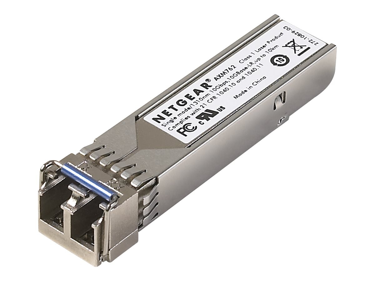 NETGEAR ProSAFE 10 Gigabit LR SFP+GBIC Module - Pack of 10 (AXM762P10)