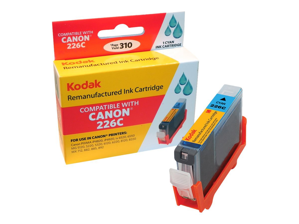 Kodak - High Yield - cyan - remanufactured - ink cartridge (alternative for: Canon CLI-226)