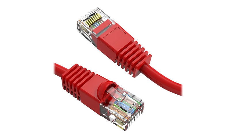 Axiom Cat6 550 MHz Snagless Patch Cable - patch cable - 1.5 m - red
