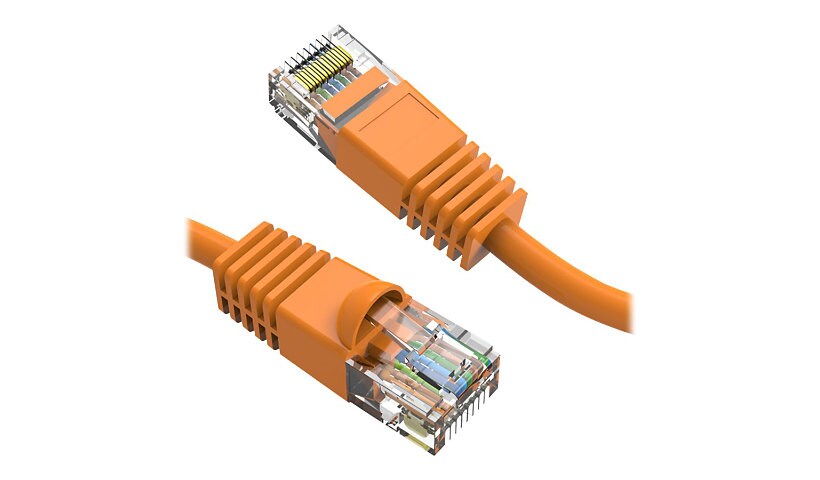 Axiom Cat6 550 MHz Snagless Patch Cable - patch cable - 1.5 m - orange