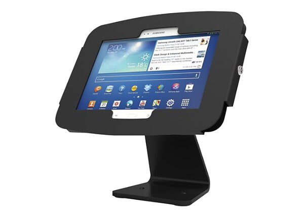 Compulocks Galaxy Secure Space Enclosure with Rotating 360° Kiosk Black - stand