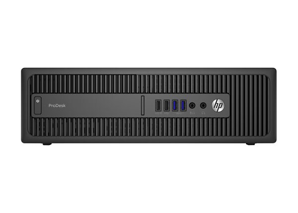 HP ProDesk 600 G2 - Core i3 6100 3.7 GHz - 8 GB - 500 GB - none.