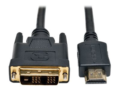 Eaton Tripp Lite Series HDMI to DVI Cable, Digital Monitor Adapter and Video Converter (HDMI to DVI-D M/M), 3 ft. (0.91