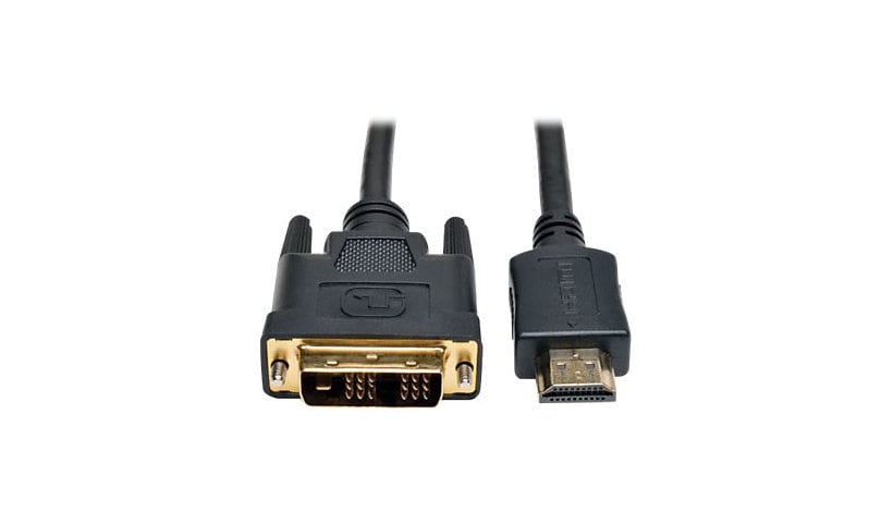 Eaton Tripp Lite Series HDMI to DVI Cable, Digital Monitor Adapter and Video Converter (HDMI to DVI-D M/M), 3 ft. (0.91