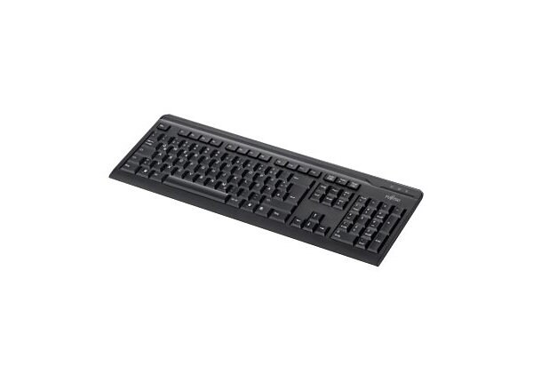 Fujitsu KB410 - keyboard - US - black