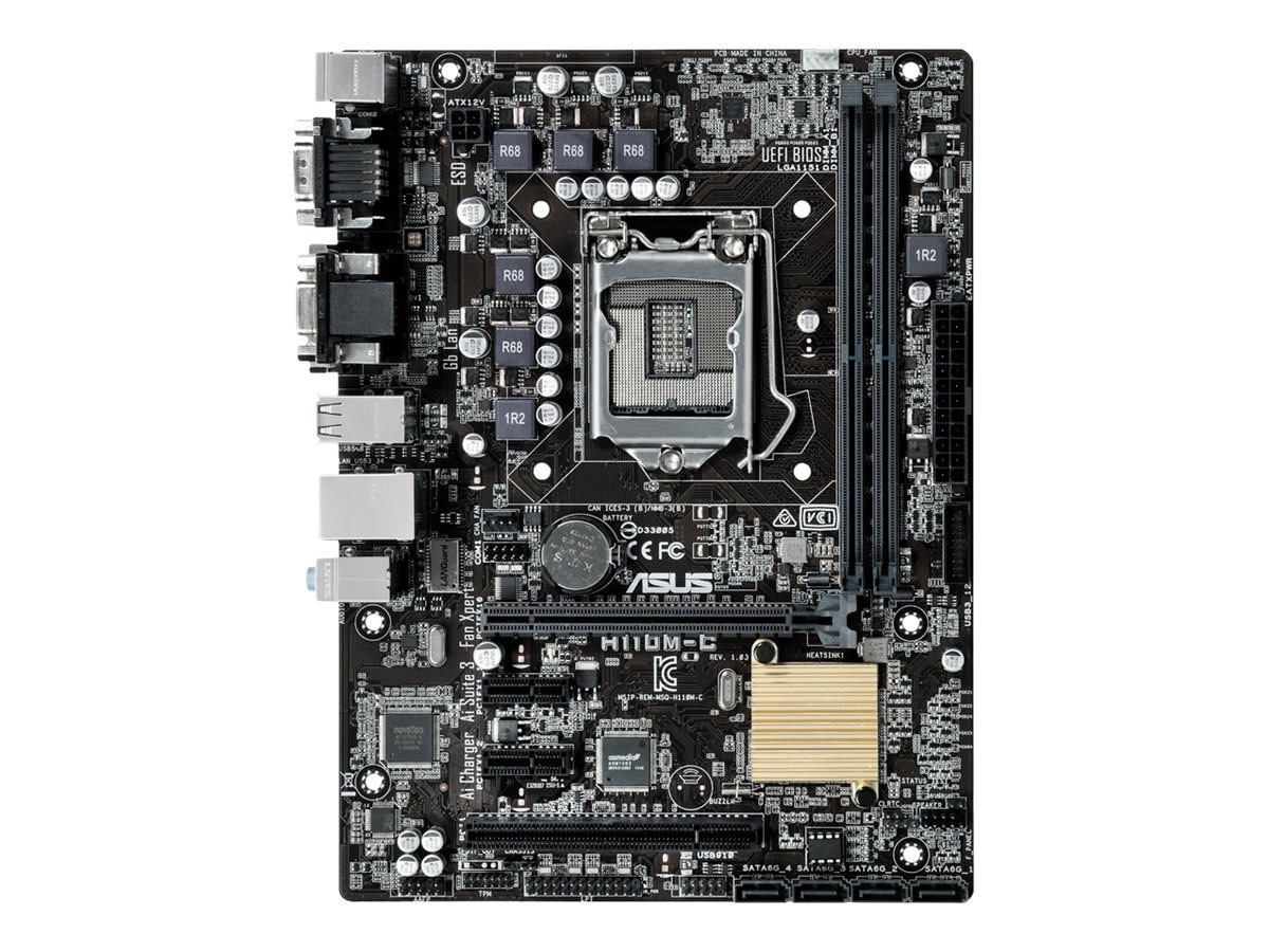 ASUS H110M-C/CSM - motherboard - micro ATX - LGA1151 Socket - H110