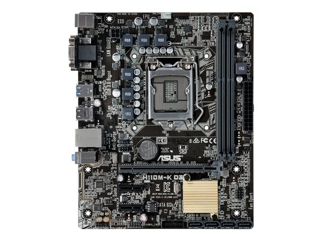 ASUS H110M-K D3 - motherboard - micro ATX - LGA1151 Socket - H110