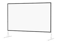 Da-Lite Fast-Fold Deluxe HDTV - projection screen with legs - 106 in (105.9 in)