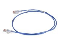 Ortronics 3' CAT6 28AWG Reduced Diameter Channel Modular Patch Cord - Blue