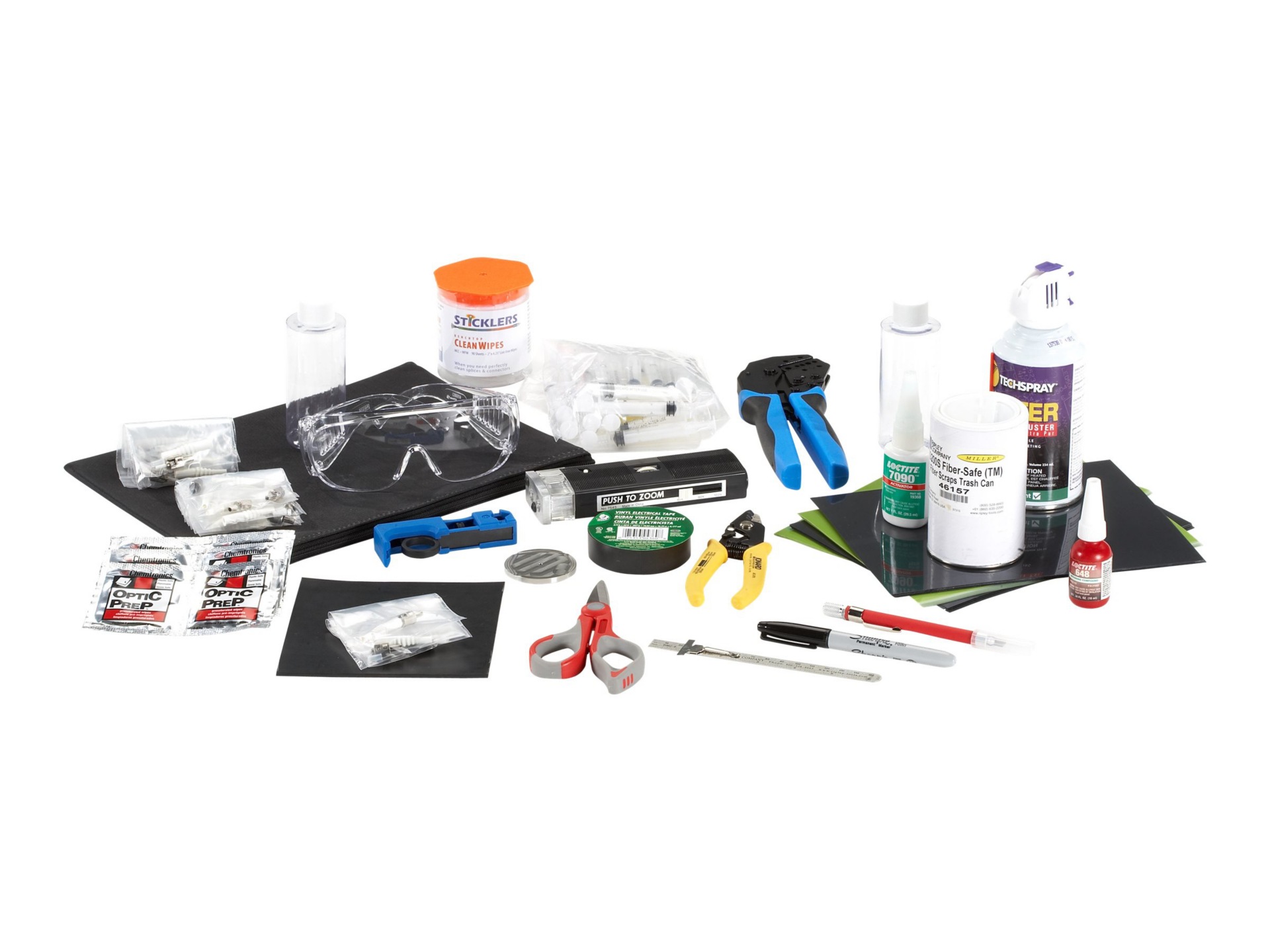 Black Box Professional Fiber Termination Kit - fiber-optic termination kit