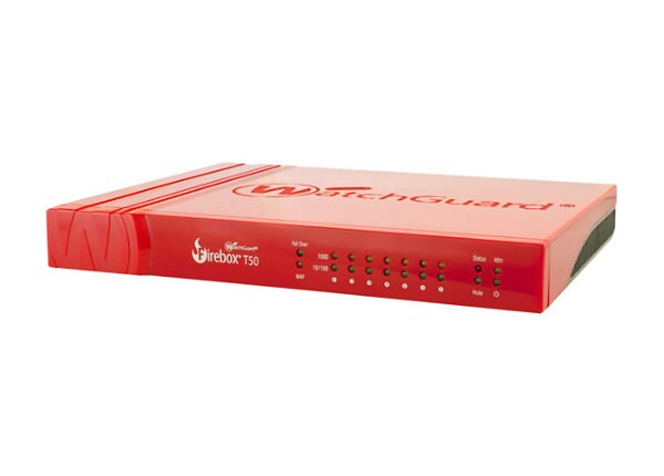 WatchGuard Firebox T50-W - security appliance - WatchGuard Trade-Up Program - with 1 year Basic Security Suite