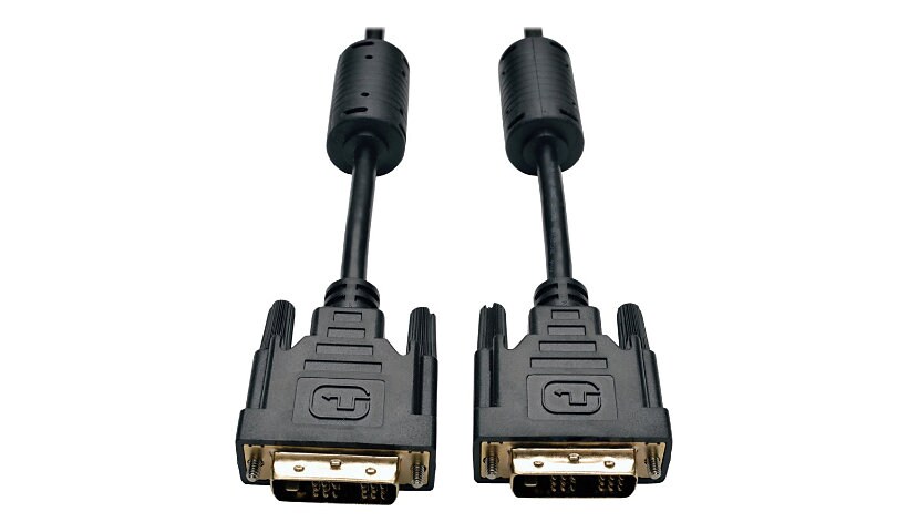Eaton Tripp Lite Series DVI Single Link Cable, Digital TMDS Monitor Cable (DVI-D M/M), 15 ft. (4.57 m) - DVI cable -