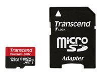 Transcend Premium - carte mémoire flash - 128 Go - micro SDXC