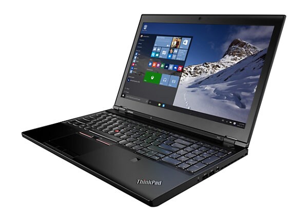 Lenovo ThinkPad P50 - 15.6" - Core i7 6820HQ - 16 GB RAM - 500 GB HDD