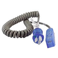 Capsa Healthcare Triple Tap AC Spiral Cord for Avalo Medication Cart