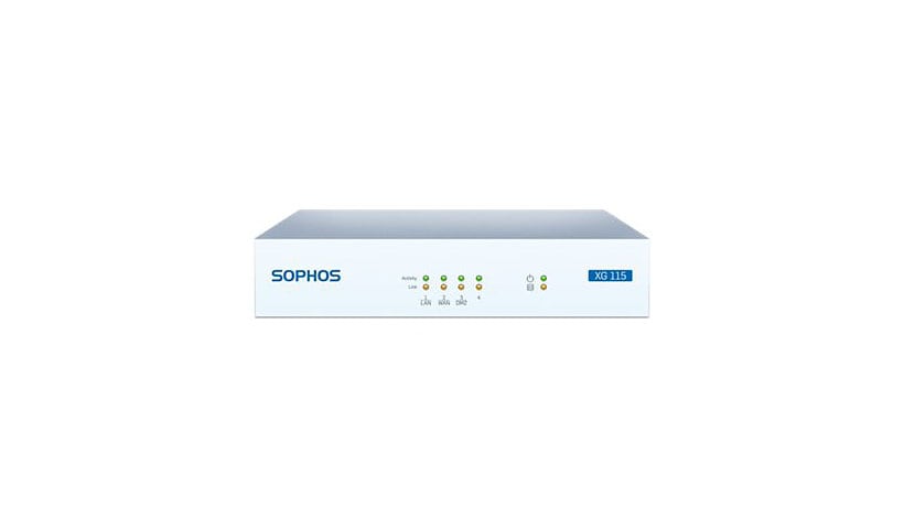 Sophos XG 115 - security appliance - with 3 years TotalProtect