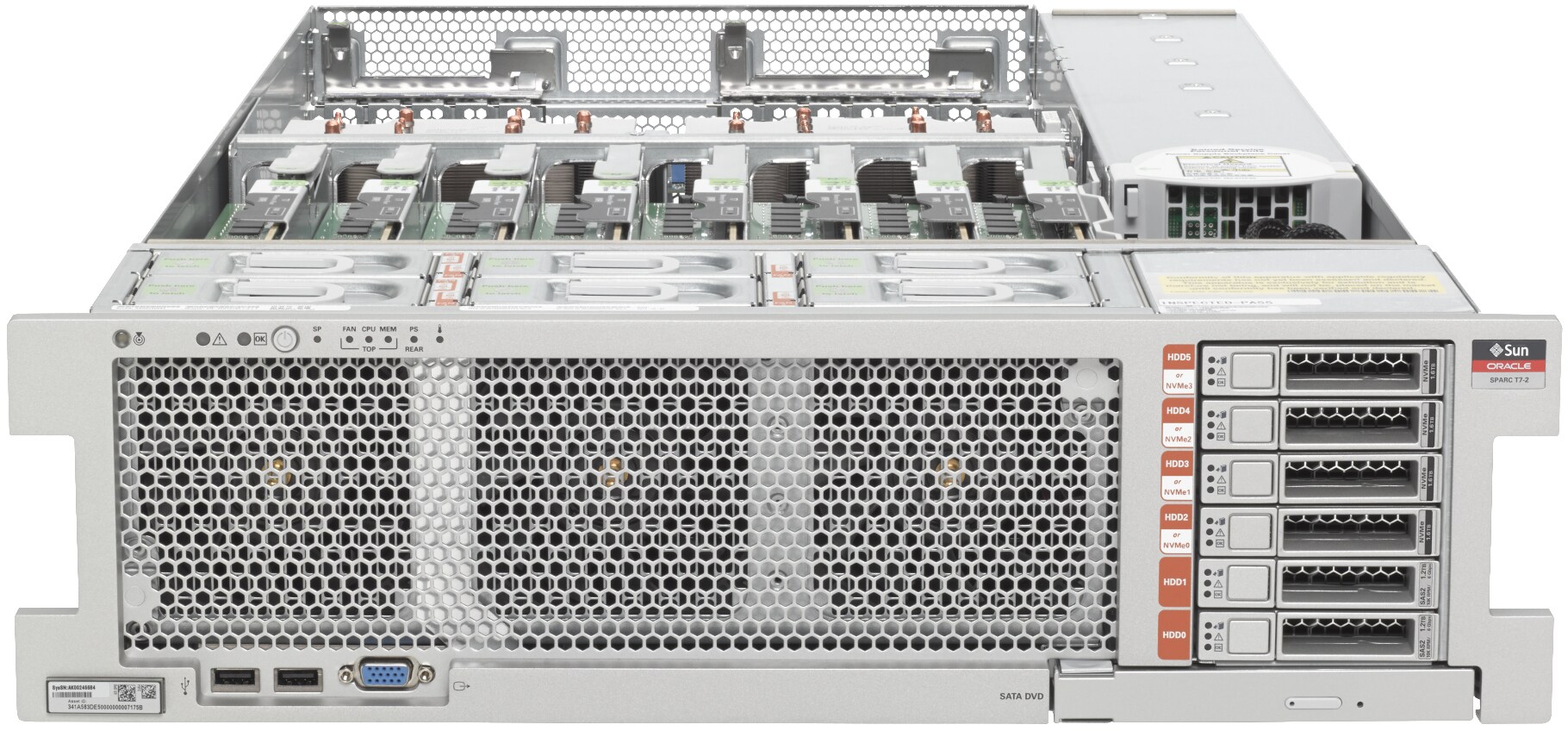 ORACLE SUN SPARC T7-2 SRV: MODEL FAM