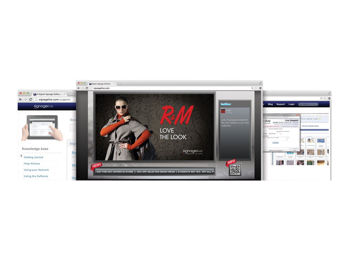 Signagelive Standard - subscription license (5 years) - 1 player