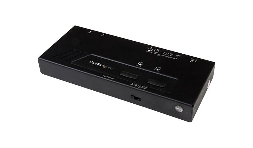 StarTech.com 2x2 HDMI Matrix Switch - 4K with Fast Switching, Auto-Sensing and Serial Control