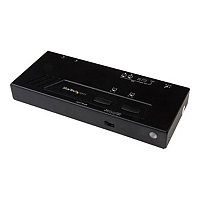 StarTech.com 2x2 HDMI Matrix Switch - 4K with Fast Switching, Auto-Sensing and Serial Control