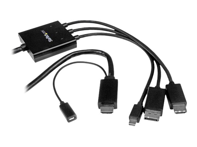 StarTech.com 6ft HDMI DisplayPort or Mini DisplayPort to HDMI Adapter Cable