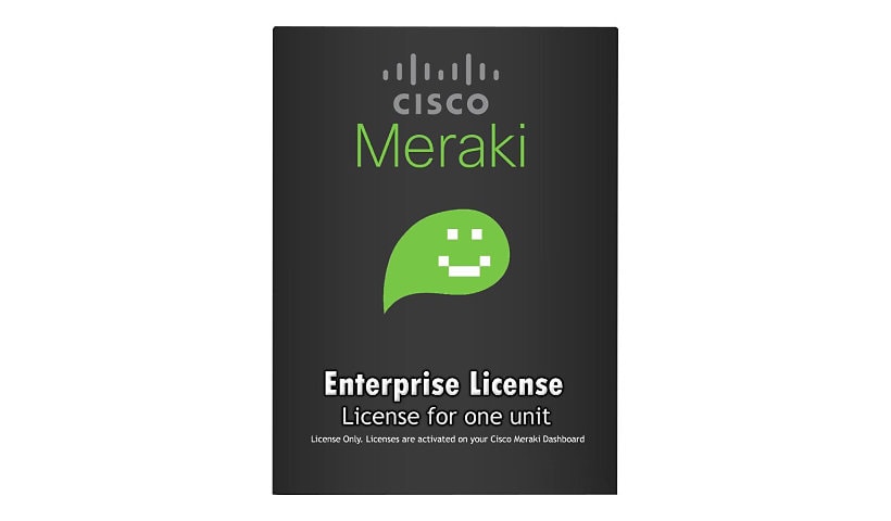 Cisco Meraki Enterprise - licence d'abonnement (3 ans) + 3 Years Enterprise Support - 1 appareil