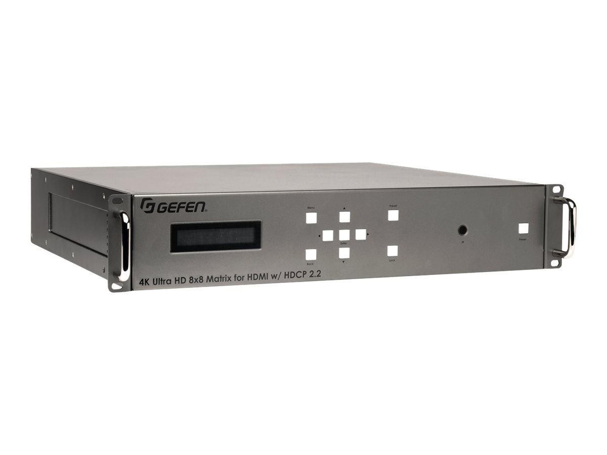 Gefen 4K Ultra HD 8x8 Matrix for HDMI - video/audio switch - rack-mountable