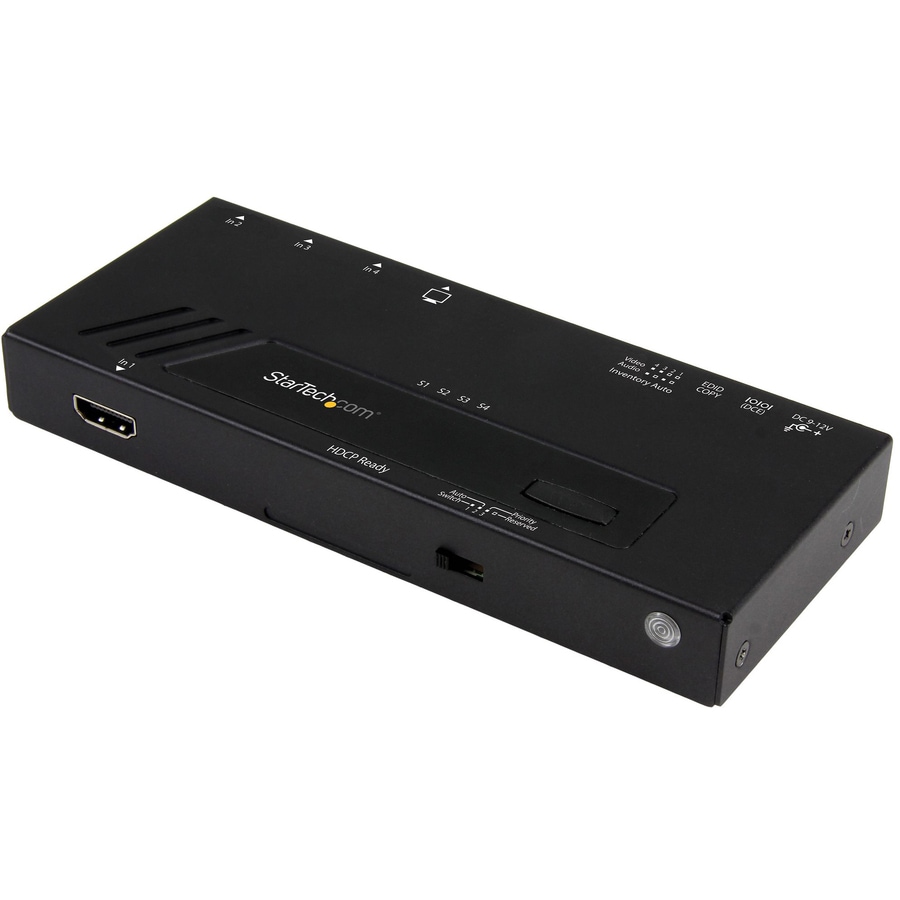Thumbnail 2 of 5 for StarTech.com 4-Port HDMI Automatic Video Switch, 4K 2x1 HDMI Switch with Fast Switching, Auto-Sensing and Serial TAA