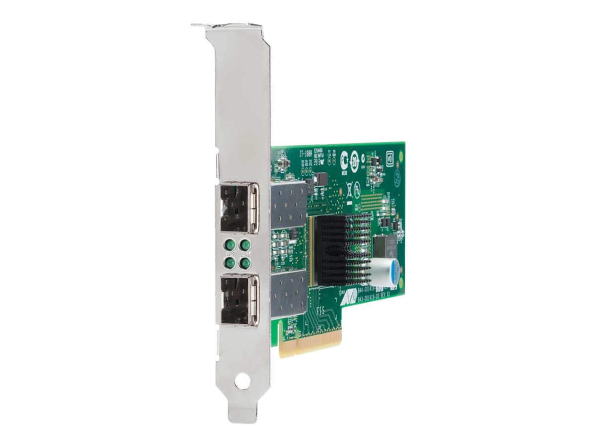Allied Telesis AT-ANC10S/2 - network adapter - PCIe 2.0 x8 - 10 Gigabit SFP