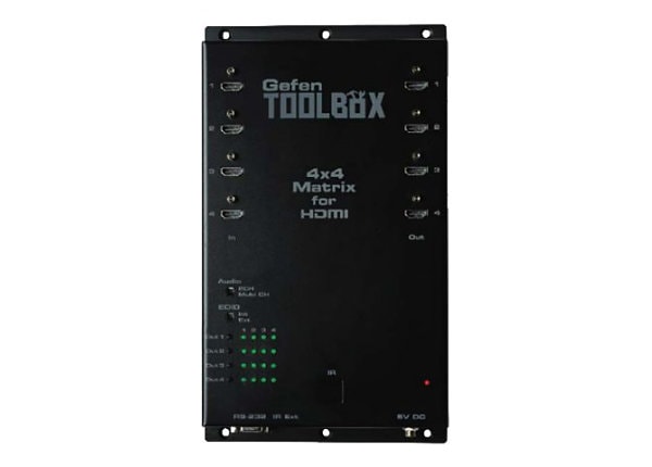 GefenToolBox 4x4 Matrix for HDMI - video/audio switch