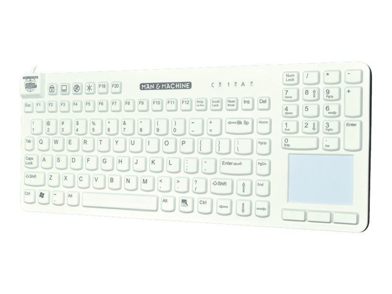 Man & Machine Really Cool Touch - keyboard - white