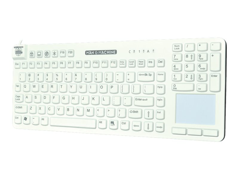 Man & Machine Really Cool Touch - keyboard - white