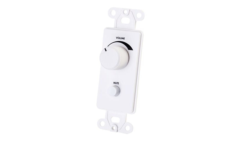 C2G 1-Gang Volume Control Wall Plate - White